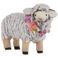 thumbnail image 2 of Northlight Sheep Wearing Flower Necklace Easter Decoration - 8", 2 of 6