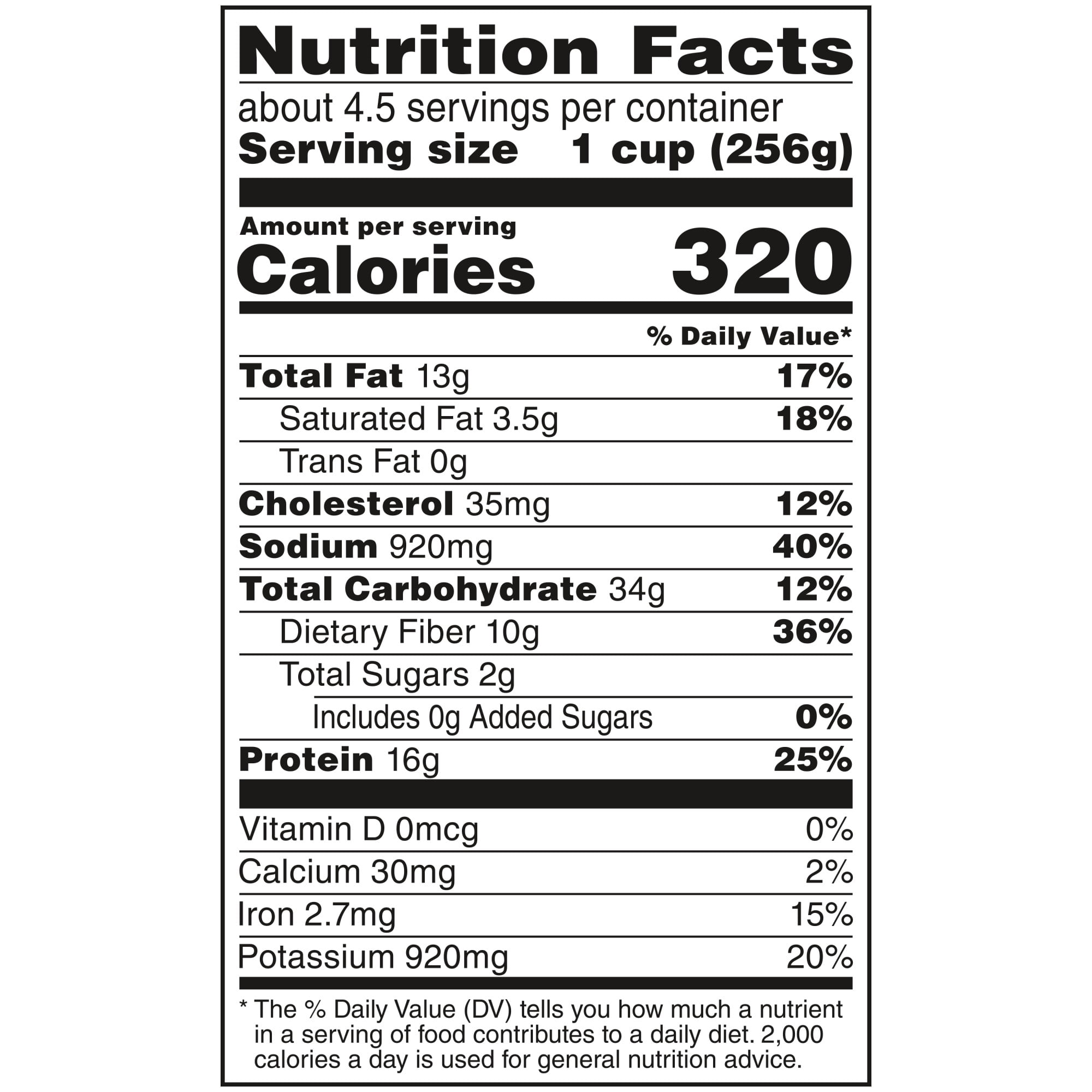 Dennison's Original Chili Con Carne with Beans, 16g Protein Per Serving, 40 oz. Can