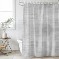 thumbnail image 4 of Slate Gray Bathroom Shower Curtains with 12 Hooks Waterproof Shower Curtain for Stalls and Bathtubs Vintage Solid Color Modern Minimalist Distressed Decorative Bathroom Privacy Curtain 36x72 Inches, 4 of 9