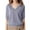 Blue, variant on GigrtiJin Womens V Neck Sweaters Half Sleeve Solid Color Knitted Pullover Tops Spring Plus Size T Shirts Clothes