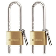 Brinks Adjustable Shackle Padlock, 2-Pack