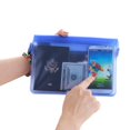 thumbnail image 4 of Bolsa Bolso seca de PVC para deportes al aire libre, impermeable, con bolsillo, riñonera (azul), 4 of 9