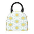 thumbnail image 3 of YFYANG Portable Waterproof Insulated Lunch Bag, Abstract Geometric Floral Pattern Reusable Cooler Bag / Picnic Bag for Adults Teens, 3 of 9