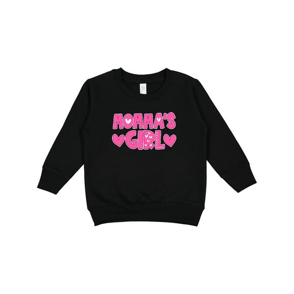 Inktastic Momma's Girl Toddler Sweatshirt