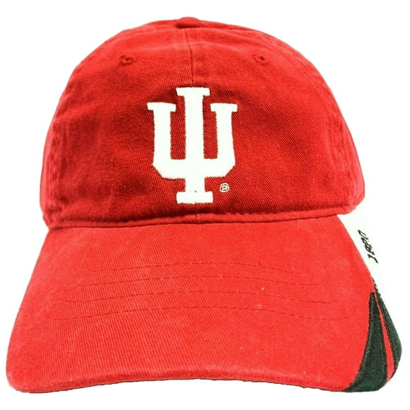 NCAA par Signatures Indiana Université Hoosiers Brodé Réglable 1820 Rouge Classique Chapeau