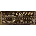 thumbnail image 2 of Pela Studio 32x15 White Modern Wood Framed Museum Art Print Titled - Coffee Quote III, 2 of 4