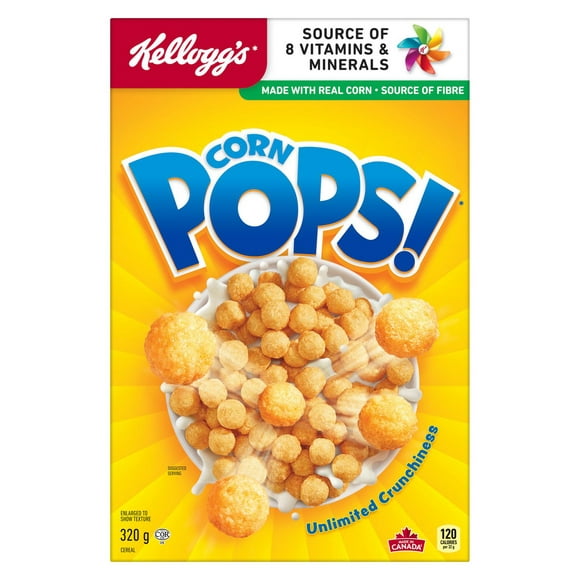 Kellogg’s Corn Pops Cereal 320g, 320g