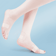 Transparent Blister Tape Moleskin Tape 2 Rolls Moleskin Roll Anti Foot Care Stickers Blister Pads High Heel Foam Tape Shoes Transparent