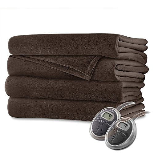 Sunbeam velvet heated blanket sale