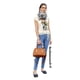 thumbnail image 1 of Blusa André Badi Meadow Estampada Cuello Redondo Chica Blanco, 1 of 5
