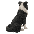 thumbnail image 5 of Statue de Chien - Border Collie Assis, Statue de Jardin Grandeur Nature, Décoration de Jardin, Souvenir pour Animal, Déco Maison, 5 of 5