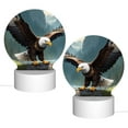 thumbnail image 2 of Pofeuu Forest River Bald Eagle Print LED Christmas Night Light Lamp Base Gift DIY 3D Clear Acrylic Blank Engrave Sheets for Room Cafe Bar Birthday Party Decoration, 2 of 9