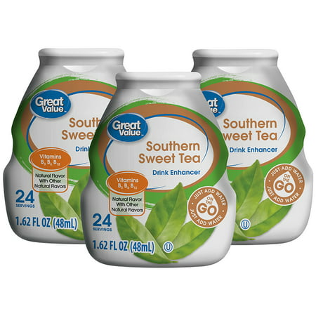 (10 Pack) Great Value Drink Mix, Southern Sweet Tea, 1.62 Fl Oz, 1 (Best Sweet Mixed Drinks)