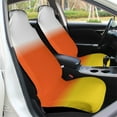 thumbnail image 5 of Candy Corn Costume（2） Car Seat Covers Car Accessories Pack of 2 Universal Front Seat Protective Cover, 5 of 6