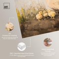 thumbnail image 4 of Art Remedy Farmhouse Landscape Canvas, 24" x 20", Gallery Wrapped, Mother Hen and Chicks, 4 of 7
