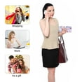 thumbnail image 7 of HAWEE Slim Bifold Wallet for Women, RFID Blocking Long Purse Thin Travel Credit Card Holder, 7 of 7