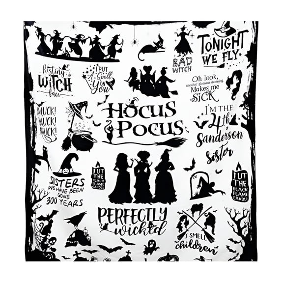 AUQ 2026 New Halloween Blanket,Witch Flannel Throw Blankets,For Kids Women,Halloween Throw Blanket for Couch Sofa Bed Chair Decorations for Bed, Sofa, Couch, Chair 50 X 60"Es