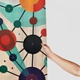 thumbnail image 3 of Pratyus Geometric Abstract Art Modern Waterproof Shower Curtain Country Cottage Farmhouse Bathroom Decor Polyester Washable Chic Style with Hooks 36x72, 3 of 7