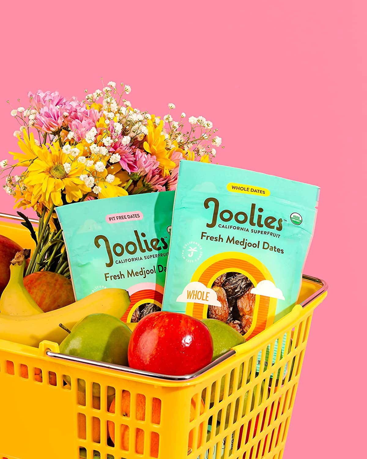 (3 pack) Joolies Organic Pit Free Medjool Dates, 9oz Pack - Fresh Dried Fruits