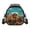 Bull In Flowers, variant on Pzuqiu Thermal Insulated Kids Lunch Bag for School Hiking, Polyester Removable Strap Kids Insulated Lunch Bag, Chihuahua Denim Frame