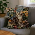 thumbnail image 3 of Hot Selling Imitation Embroidery Inspired Pillow Case Field Style Kittens Home Decoration Polyester Pillow, 3 of 5