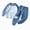 H479-Blue, variant on TOWED22 Little Boys Girls Pajamas Sets Baby Cotton 2 Piece Toddler Fall Winter Clothes Kids Pjs Sleepwear 3 6 9 12 18 24 Months 2 3 4 5 6 7 8 9 Years(Black,12-18 M)