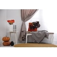 thumbnail image 5 of Simply Daisy Bat Colony Pale Gold Halloween Chenille Area Rug, 5' Round, 5 of 5