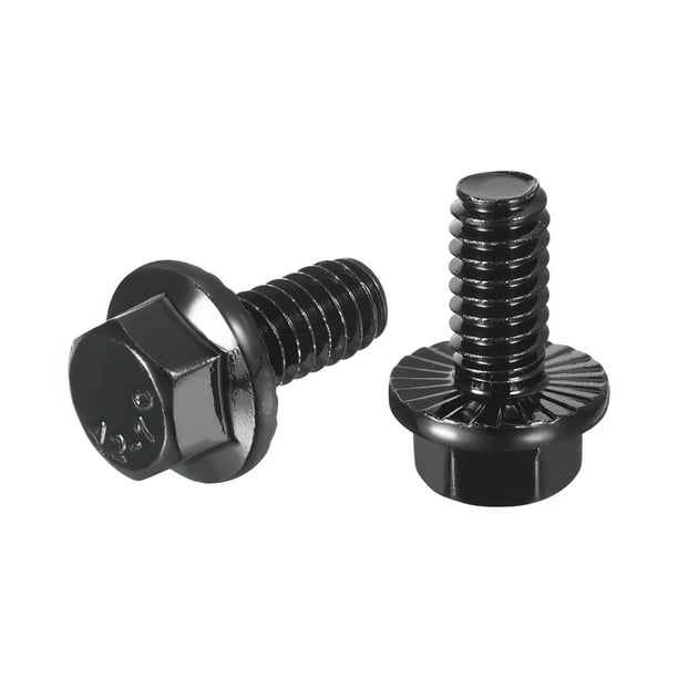 15Pack Tornillos Hexagonales con Flange 1/4-20 x 1/2", Acero Inoxidable 304