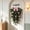 Pink, variant on JollyMart Christmas Teardrop Swag Wreath,17.7in Artificial Pine Hanging Door Swag with Velvet Balls & Berries,Xmas Front Door Wall Mantle Holiday Farmhouse Decor