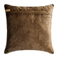 thumbnail image 3 of Throw Pillow Covers, Decorative Brown 18"x18" (45x45 cm) Throw Pillow Covers, Velvet Beaded Embroidery Throw Pillows For Sofa, Geometric Pattern Modern Style - Brown Summit, 3 of 3