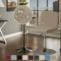 Armless Chair Slipcover, Stretch Jacquard Cross Legged Office Desk Chair Cover, Mid Back Wide Seat Accent Chair Protector Covers for Computer Task Vanity Chairs