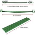 thumbnail image 2 of Flower Pot Climbing Support Rod Fixed Pillar Gardening Flower Rack Tube Climbing Support Connecting Rod Flower Rack Cross arm Buckle (2-Claw Connecting Rod), 2 of 7