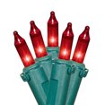 thumbnail image 1 of Holiday Time 100-Count Red Incandescent Mini Christmas Lights, with Green Wire, 19.2', 1 of 5