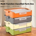 thumbnail image 2 of Plastic Storage Box Stackable Tool Organizers With Removable Partition For 20kg Load Capacity And Clear Viewing Window, 2 of 9