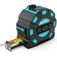 thumbnail image 1 of Laser Rangefinder 50m, Mileseey 2 Bubble Levels Digital Laser Measurement ， IP54 with LCD-screen and Mute Function, m / in / ft / ft + in Pythagorean, Distance, Area and Volume - S2, 1 of 8