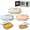 3pcs, variant on Microwave Corn Steamer, Microwave Vegetable Steamer, Microwaves Corn Cooker, Food Grade Portable Steamers with Lid
