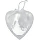 Northlight 8" Blanc Pré-Éclairé A Mené l'Ornement de Coeur Scintillant de Noël de Scène de Bois d'Hiver – image 1 sur 1