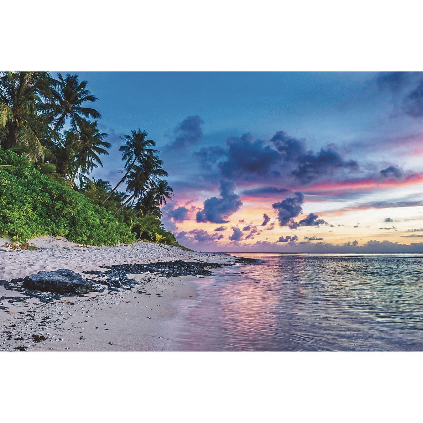 Thera-Jigsaw™ Foam Puzzles Set: Beach Sunset, Cat, Moose, and Yellow Flowers (Set of 4)