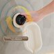 thumbnail image 5 of Jabonera con ventosa sin necesidad de taladrar y con tapa – Jabonera giratoria de pared con desagüe para baño, cocina o ducha., 5 of 6