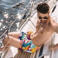 thumbnail image 2 of luoweisi Men's Beach Shorts Quick Dry Swim Trunks with Mesh Lining Horse L, 2 of 5