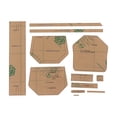 thumbnail image 1 of Leather Bag Templates, Shoulder Bag Acrylic Template Pattern Durable Clear  For DIY Handicraft, 1 of 8