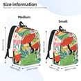 thumbnail image 3 of Yiaed Mushroom and Frogs Print Backpack, Premium Laptop Backpack, Travel Backpack for Women, Lightweight Backpacks, Comfortable Back Pack-Medium, 3 of 7
