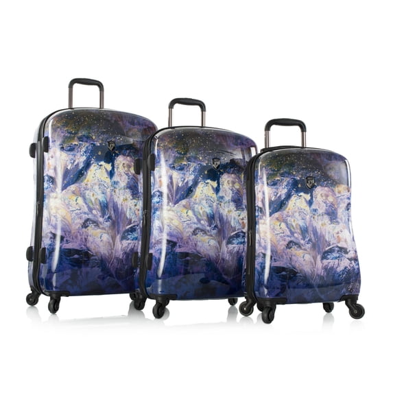 Heys America Purple Amethyst Fashion Spinner 3 Piece Set