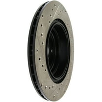 StopTech 06 BMW 330 / 07-09 BMW 335 Slotted & Drilled Left Rear Rotor Fits select: 2013-2014 BMW X1, 2015 BMW X1 XDRIVE35I