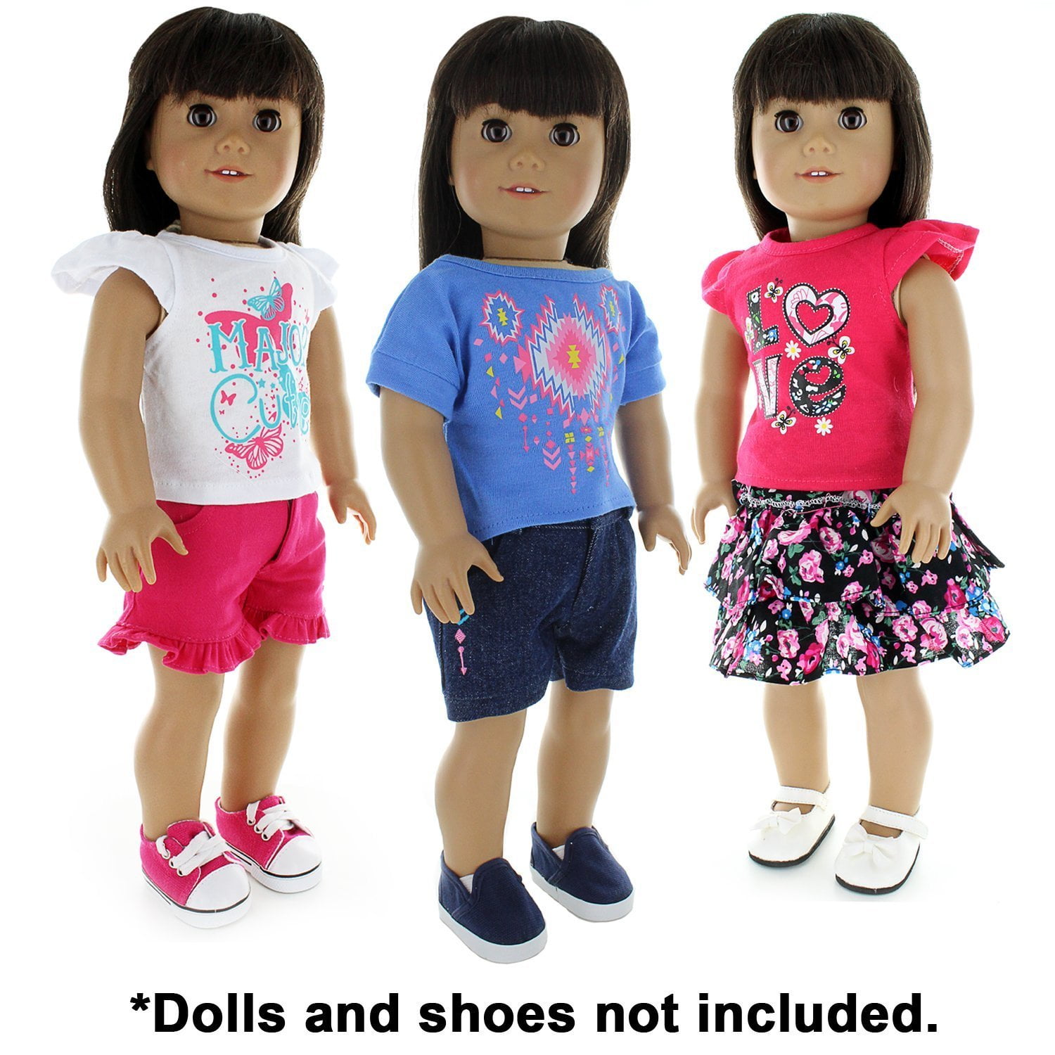 18 inch doll matching outfits