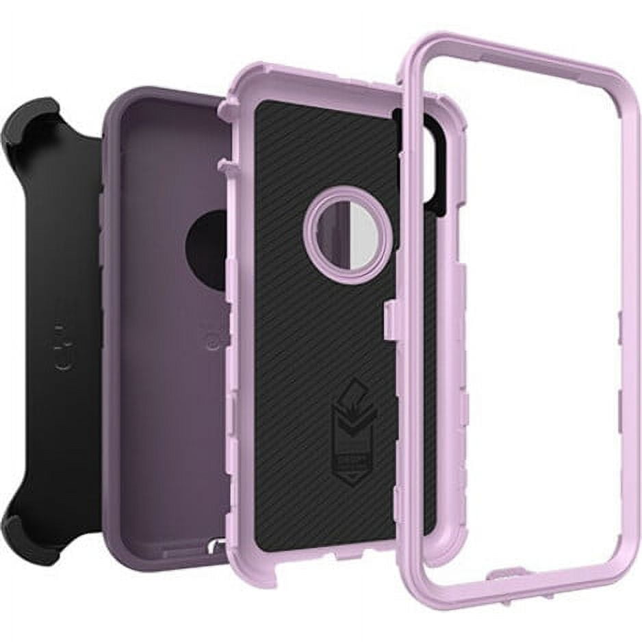 OtterBox Defender Carrying Case (Holster) Apple iPhone XR Smartphone, Purple Nebula