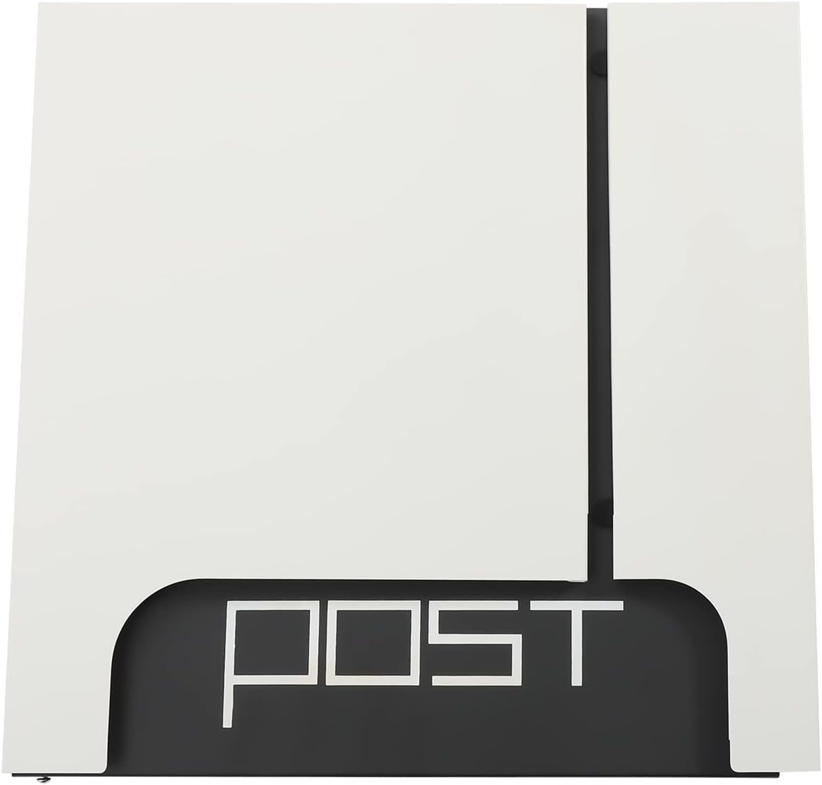 Wall Mounted Mailbox, 14 * 4 * 14In Large Capacity Locking Mailbox for Outside, Modern Metal Post Box for Newspapers,Letters