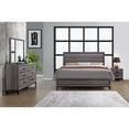 thumbnail image 3 of Global Furniture USA Kate Gray Wooden Panel Headboard Queen Bed, 3 of 4