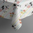 thumbnail image 3 of Colorful Cow Flower Pattern Rectangle Tablecloth 60"x120",Waterproof Polyester Rectangle Table Cloth, Wipeable Spillproof Polyester Tablecloth for Dining, Camping, Indoor and Outdoor, 3 of 6