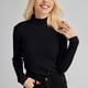 thumbnail image 5 of 2024 Autumn Winter Women's Sweater Half High Neck Solid Slim Fit Versatile Knitted Long Sleeves Pullover Simple Chic Jumpers, 5 of 5
